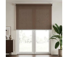 Lauko roletai 90% UV blokavimui Taupe 100 x 230 cm HDPE