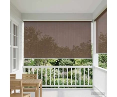 Lauko roletai 90% UV blokavimui Taupe 180 x 140 cm HDPE