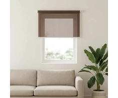 Lauko roletai 90% UV blokavimui Taupe 220 x 140 cm HDPE