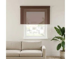 Lauko roletai 90% UV blokavimui Taupe 240 x 140 cm HDPE