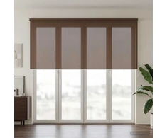 Lauko roletai 90% UV blokavimui Taupe 350 x 140 cm HDPE