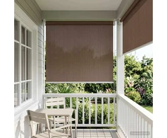 Lauko roletai 90% UV blokavimui Taupe 80 x 140 cm HDPE
