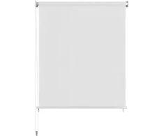 Lauko roletas, 355 (plotis) x 140 (aukštis) cm, baltos spalvos
