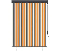 Lauko roletas, geltonos ir mėlynos spalvų, 120x250cm