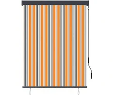 Lauko roletas, geltonos ir mėlynos spalvų, 120x250cm