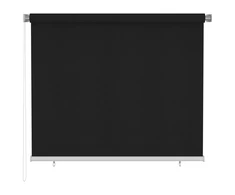 Lauko roletas, 185 (plotis) x 140 (aukštis) cm, juodos spalvos