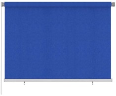 Lauko roletas, mėlynos spalvos, 200x140cm, HDPE
