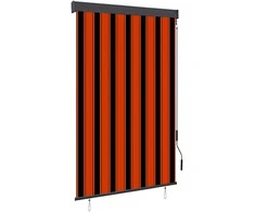 Lauko roletas, oranžinės ir rudos spalvų, 120x250cm