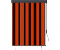 Lauko roletas, oranžinės ir rudos spalvų, 120x250cm