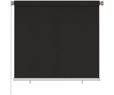Lauko roletas, rudos spalvos, 160x140cm, HDPE
