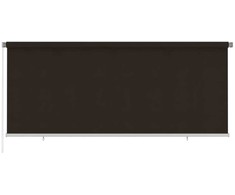 Lauko roletas, rudos spalvos, 350x140cm, HDPE