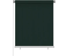 Lauko roletas, tamsiai žalios spalvos, 120x140cm, HDPE