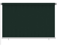 Lauko roletas, tamsiai žalios spalvos, 220x140cm, HDPE