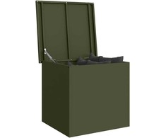 Lauko saugojimo dėžė Alyvuogių žalia 55 x 50,5 x 50 cm Plienas