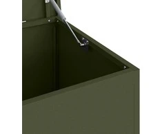 Lauko saugojimo dėžė Alyvuogių žalia 100 x 50,5 x 50 cm Plienas