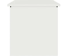 Lauko saugojimo dėžė Balta 55 x 50,5 x 50 cm Plienas