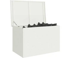 Lauko saugojimo dėžė Balta 80 x 50,5 x 50 cm Plienas