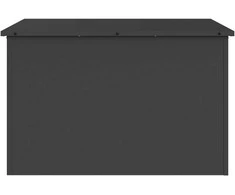 Lauko saugojimo dėžė Juoda 80 x 50,5 x 50 cm Plienas