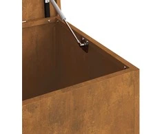 Lauko saugojimo dėžė Rūdijanti 100 x 50,5 x 50 cm Plienas