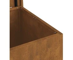 Lauko saugojimo dėžė Rūdijanti 55 x 50,5 x 50 cm Plienas