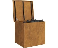 Lauko saugojimo dėžė Rūdijanti 55 x 50,5 x 50 cm Plienas