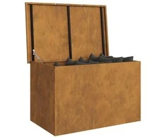 Lauko saugojimo dėžė Rūdijanti 80 x 50,5 x 50 cm Plienas