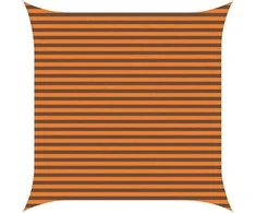Saulės burė Oranžinė ir ruda 3,6 x 3,6 m
