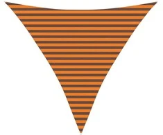 Saulės burė Oranžinė ir ruda 3,6 x 3,6 x 3,6 m