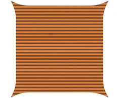 Saulės burė Oranžinė ir ruda 4 x 4 m 100% poliesteris Oksfordas