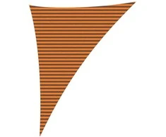 Saulės burė Oranžinė ir ruda 4 x 5 x 6,4 m