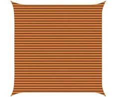 Saulės burė Oranžinė ir ruda 5 x 5 m 100% poliesteris Oksfordas