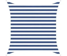 Saulės burė Mėlyna ir balta 2 x 2 m 100% poliesteris Oksfordas