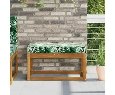 Lauko Sėdimosios Pagalvė Tropinės Lapai 80 x 40 x 8 cm