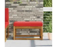 Lauko Sėdimosios Pagalvė Raudona 80 x 40 x 8 cm
