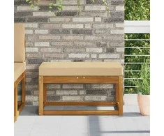 Lauko Sėdimosios Pagalvė Smėlio 80 x 40 x 8 cm 100% poliesteris