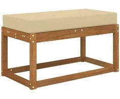 Lauko Sėdimosios Pagalvė Smėlio 80 x 40 x 8 cm 100% poliesteris