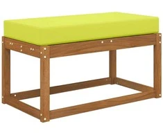 Lauko Sėdimosios Pagalvė Žalia 80 x 40 x 8 cm 100% poliesteris