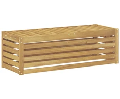Lauko sėdynė suolelis Balta 115 x 43 x 37 cm