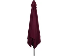 Sodo skėtis Bordo raudona 295 x 295 x 245 cm