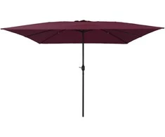Sodo skėtis Bordo raudona 295 x 295 x 245 cm