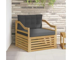 Lauko sofa Balta ir antracito