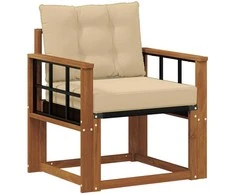 Lauko sofa Kietos akacijos mediena Natūrali