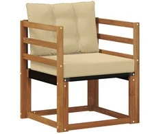 Lauko sofa Kietos akacijos mediena Natūrali