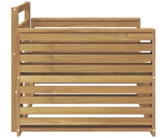 Lauko sofa Kietos akacijos mediena Balta