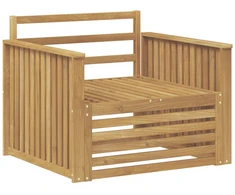 Lauko sofa Kietos akacijos mediena Balta