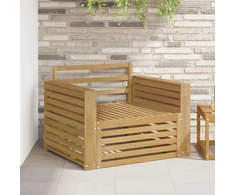 Lauko sofa Kietos akacijos mediena Balta