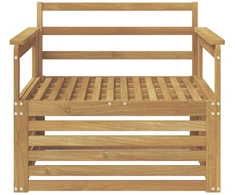 Lauko sofa Kietos akacijos mediena Balta