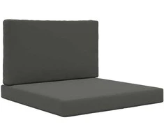 Lauko sofa pagalvėlė 2 pcs Antracitas Poliesteris