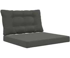 Lauko sofa pagalvėlė 2 pcs Antracitas Poliesteris