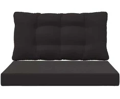Lauko sofa pagalvėlė Poliesteris Juoda 80 x 68,5 cm